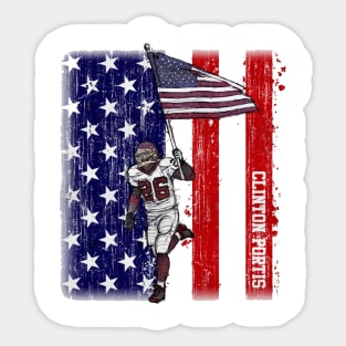 Clinton Portis Washington Sketch American Dream Sticker